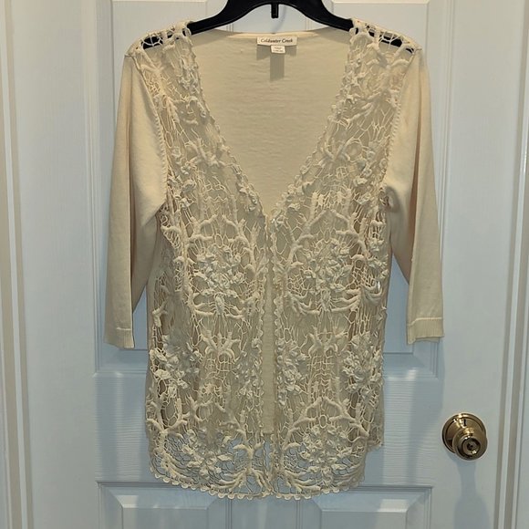 Coldwater Creek sweater vest/cardigan - Picture 2 of 6